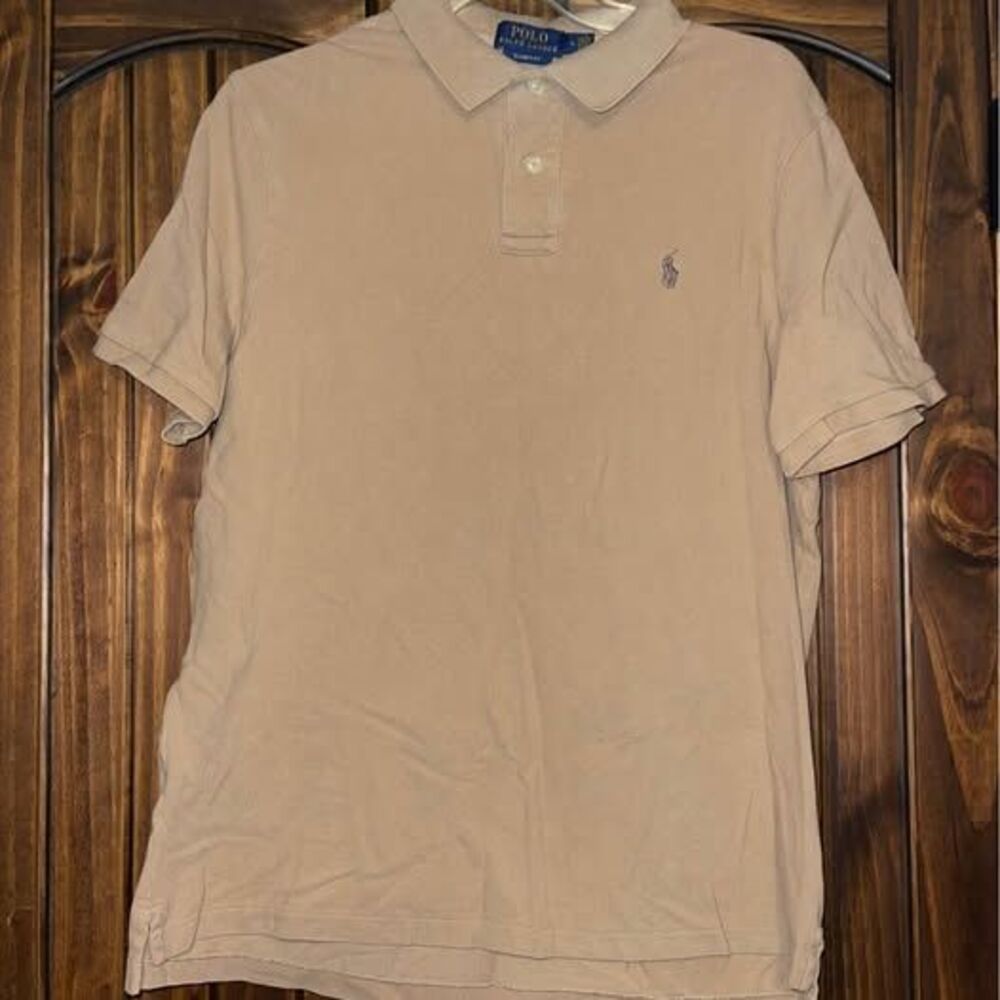 Men’s Medium Polo Ralph Lauren shirt short sleeve Sand